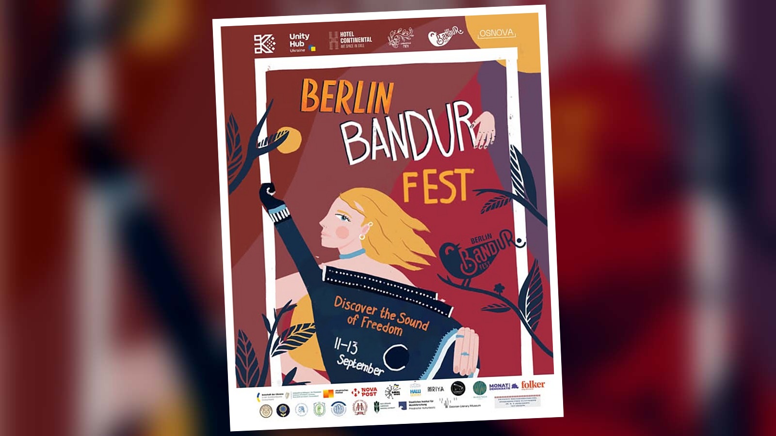 Афіша фестивалю Berlin Bandur Fest