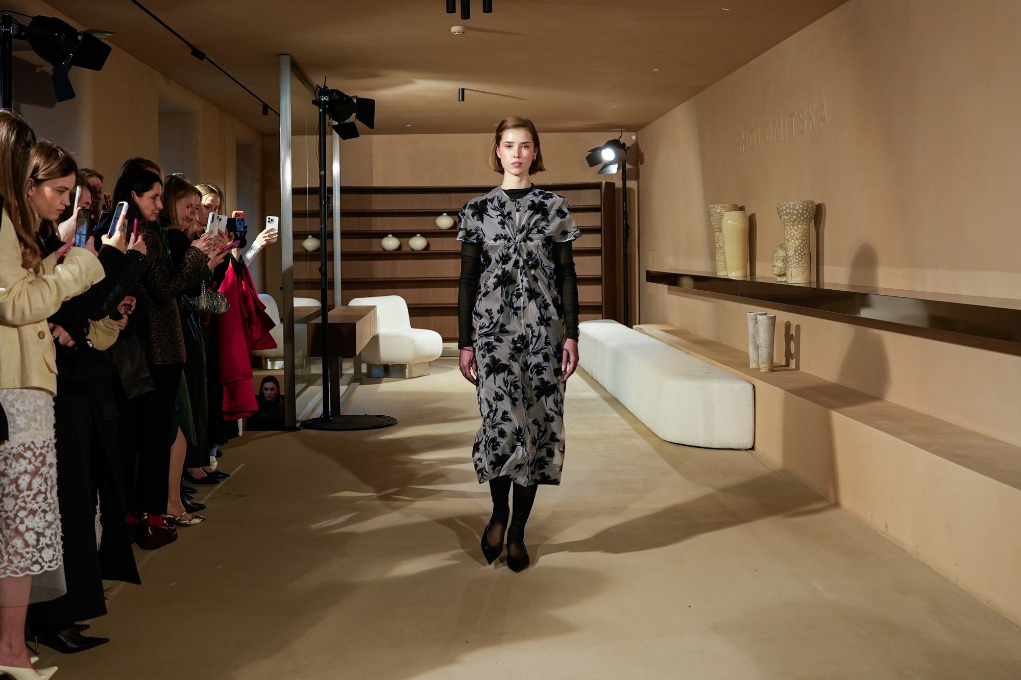 Показ POUSTOVIT на минулому сезоні Ukrainian Fashion Week, березень 2026 року. Фото: Ukrainian Fashion Week